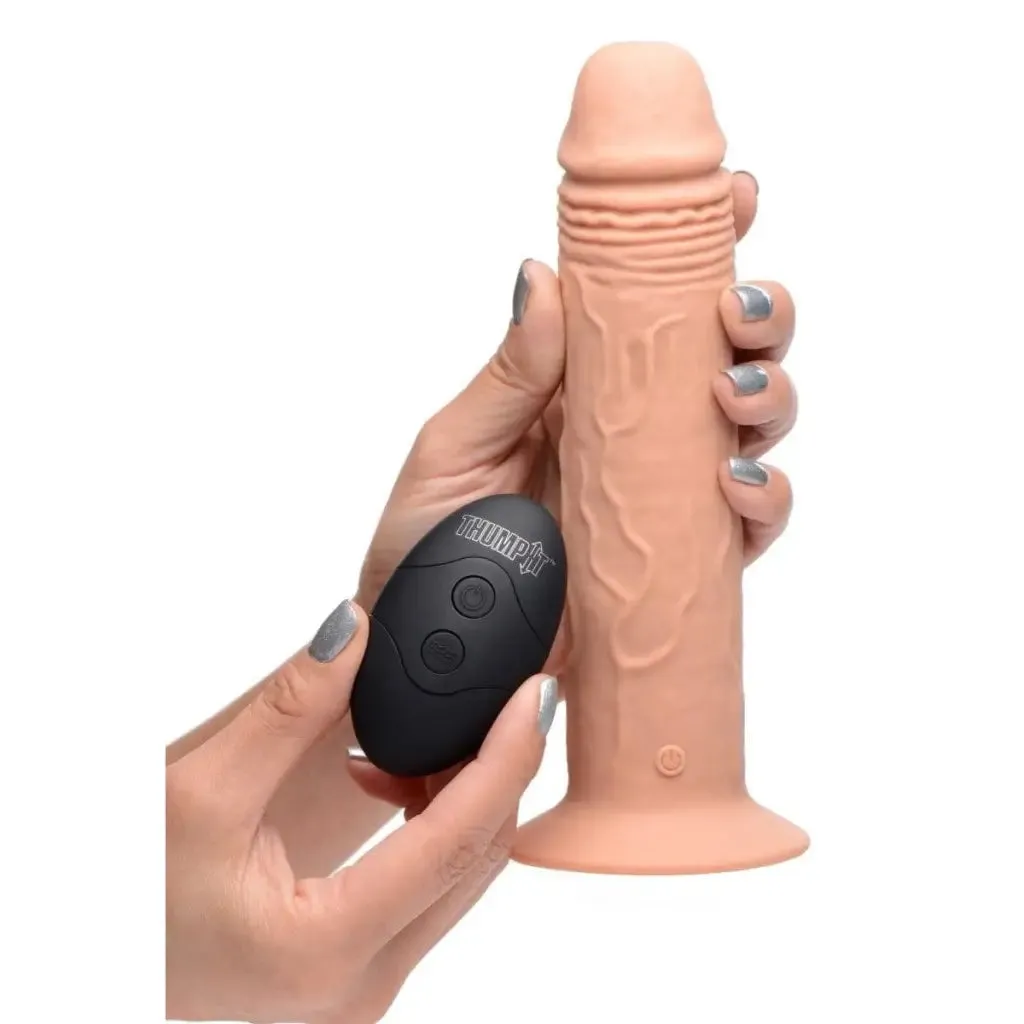 7x Remote Control Vibrating And Thumping Dildo