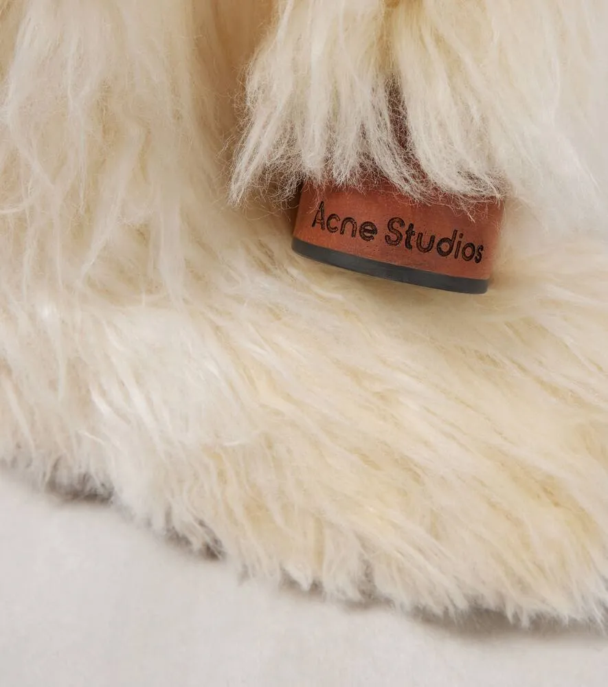Acne Studios Faux fur knee-high boots