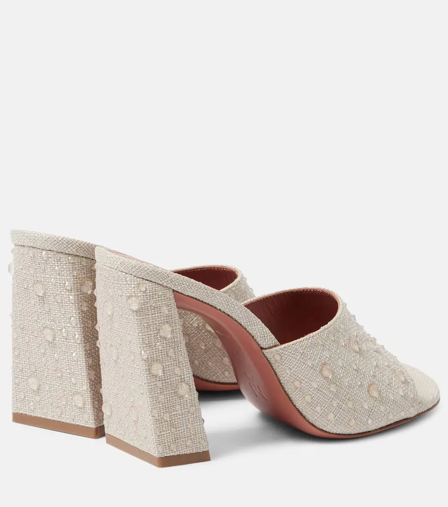 Amina Muaddi Brigitte Slipper 95 mules