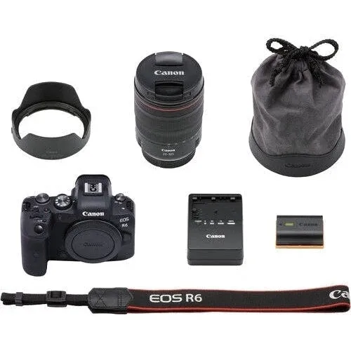 Canon EOS R6 Mark II Mirrorless Camera with 24-105 f/4L Lens