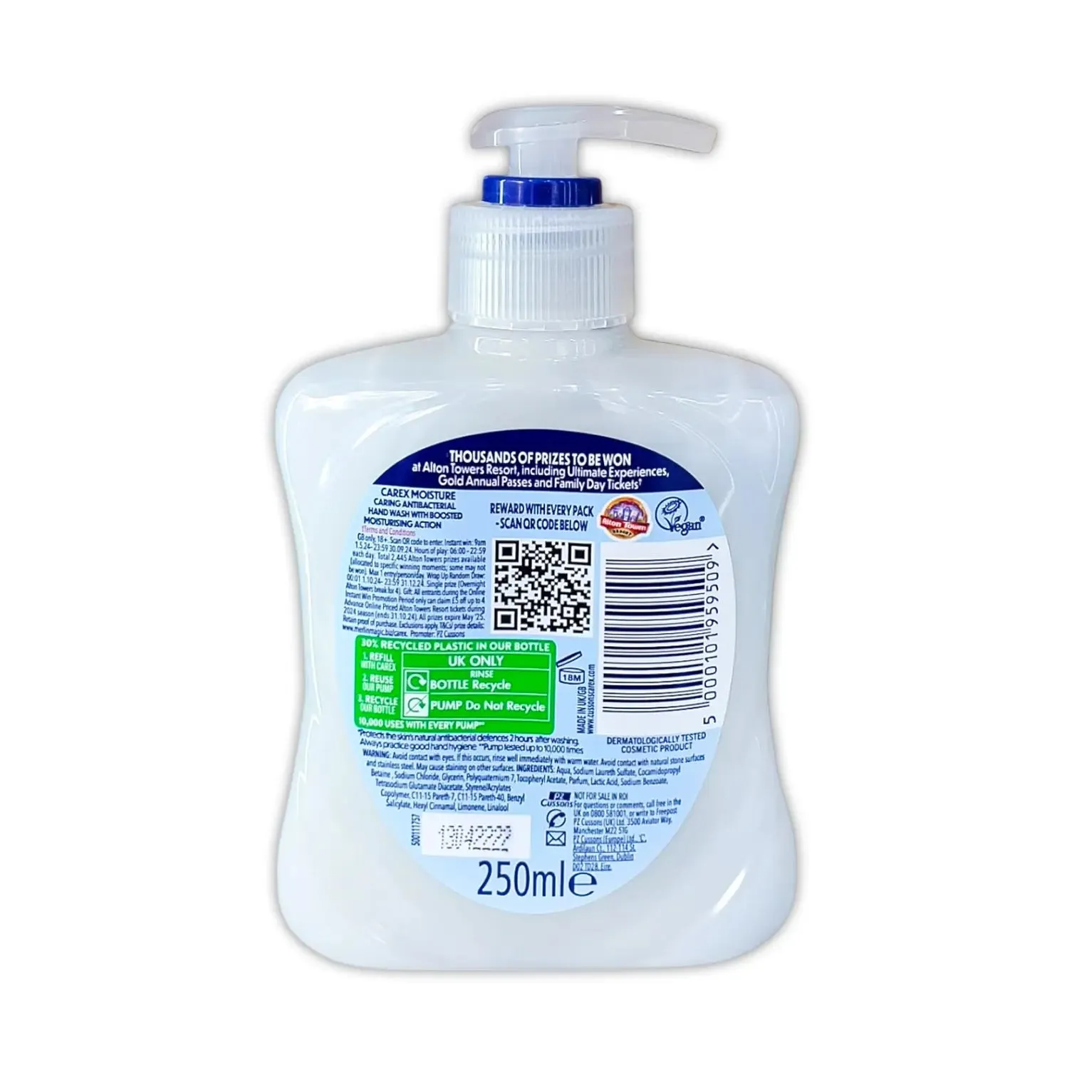 Cusson Carex Moisture Hand Wash 250ml