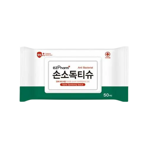 EZ Pharm Hand Sanitizer Wet wipes (50pcs)