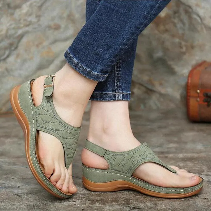 Flip-flops electric embroidery - Sandal Type Flip-Flops