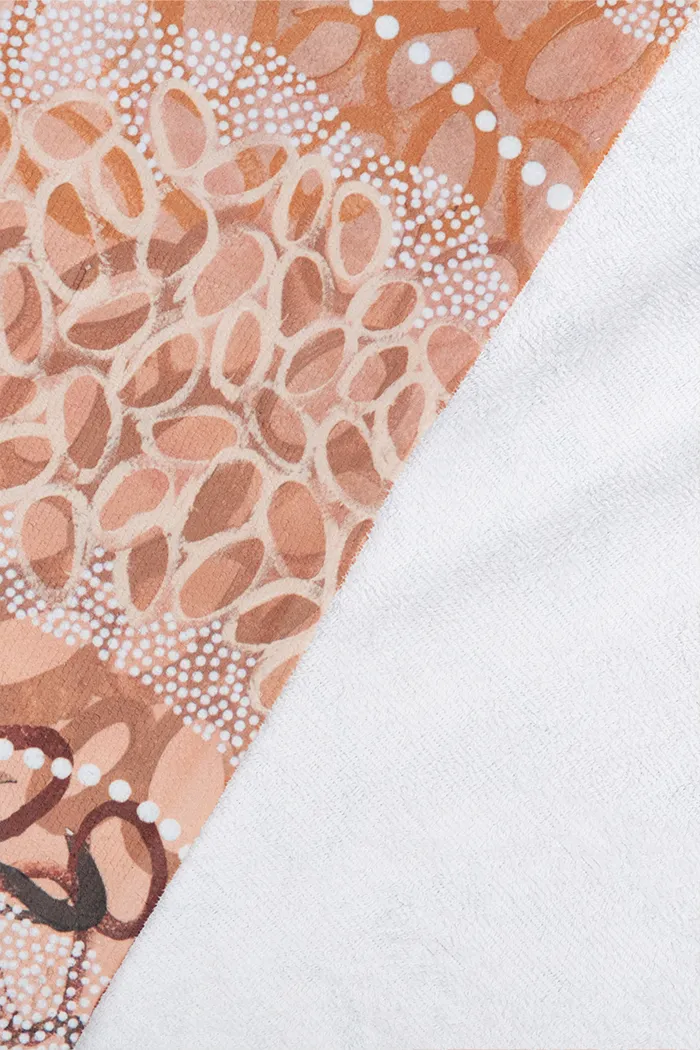 Gubarr (Red Ochre) Beach Towel