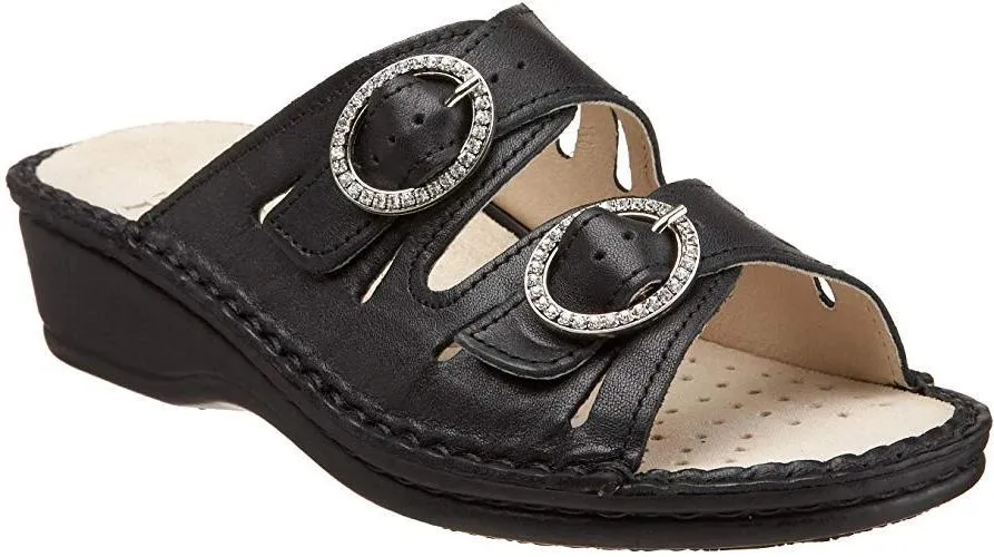 La Plume Amalfi Sandal - Black