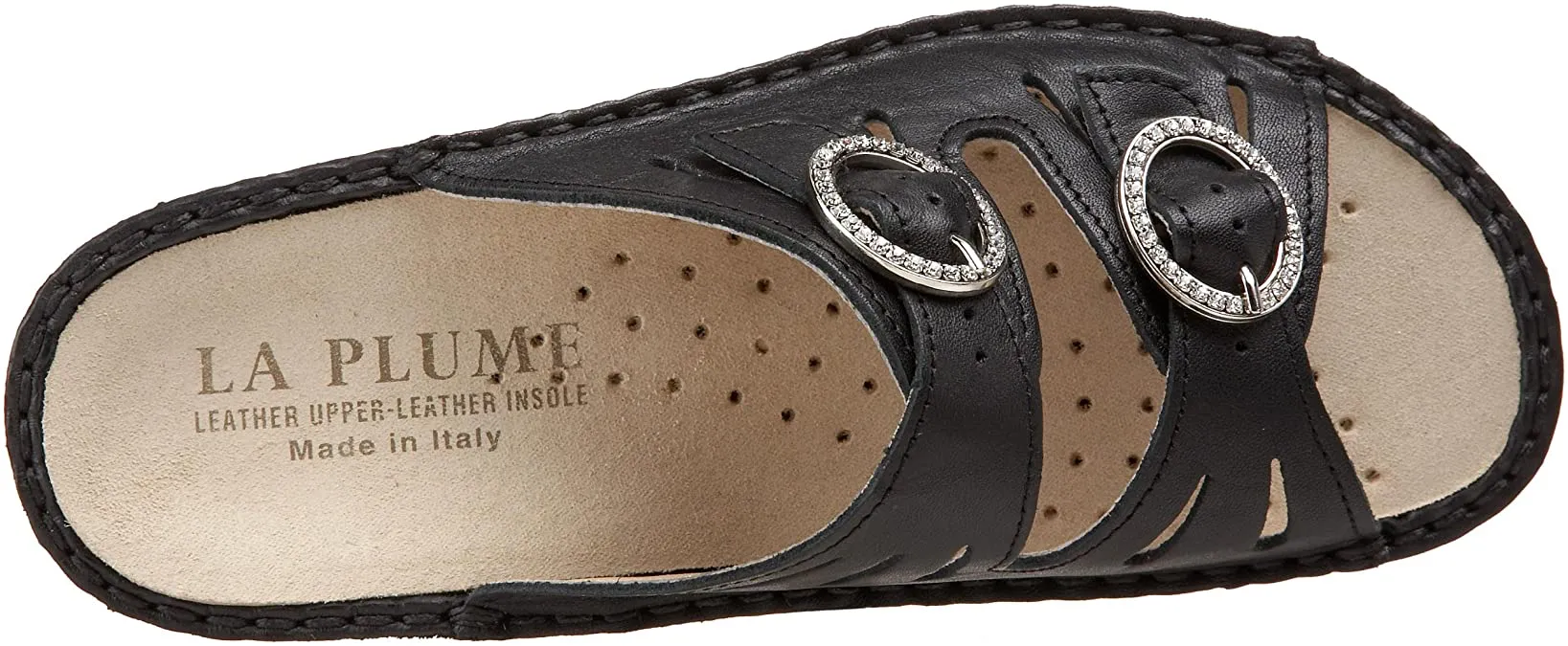La Plume Amalfi Sandal - Black
