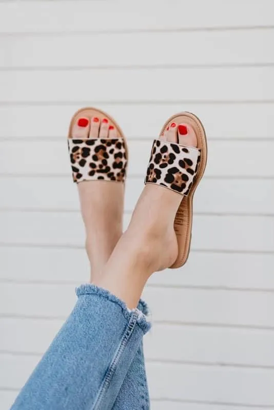 Leopard Roll-A-Soles Sandals