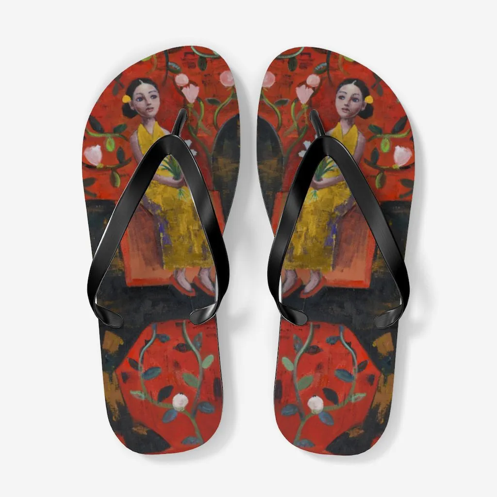 Maze of Love Flip Flops