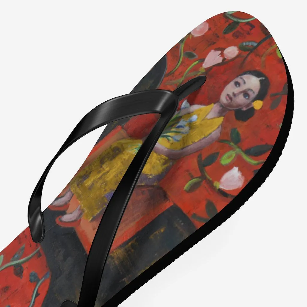 Maze of Love Flip Flops