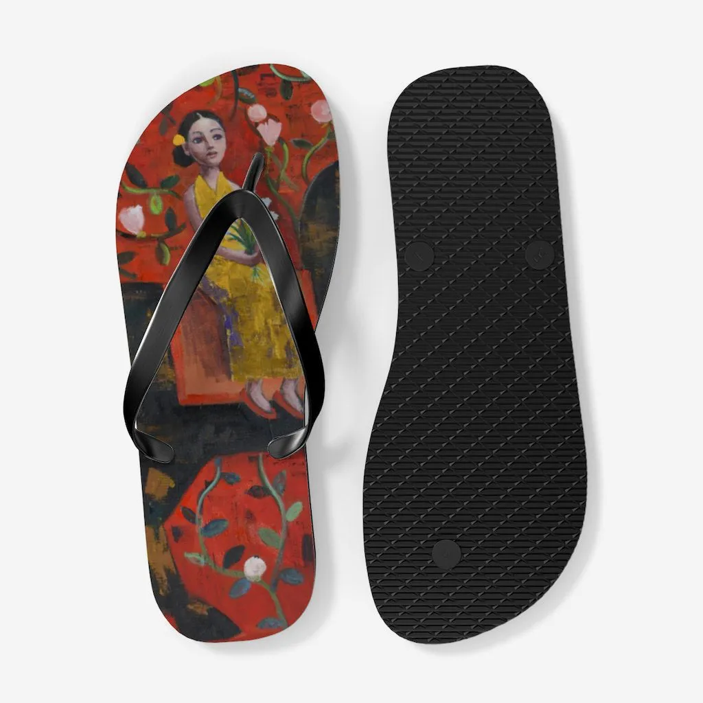 Maze of Love Flip Flops