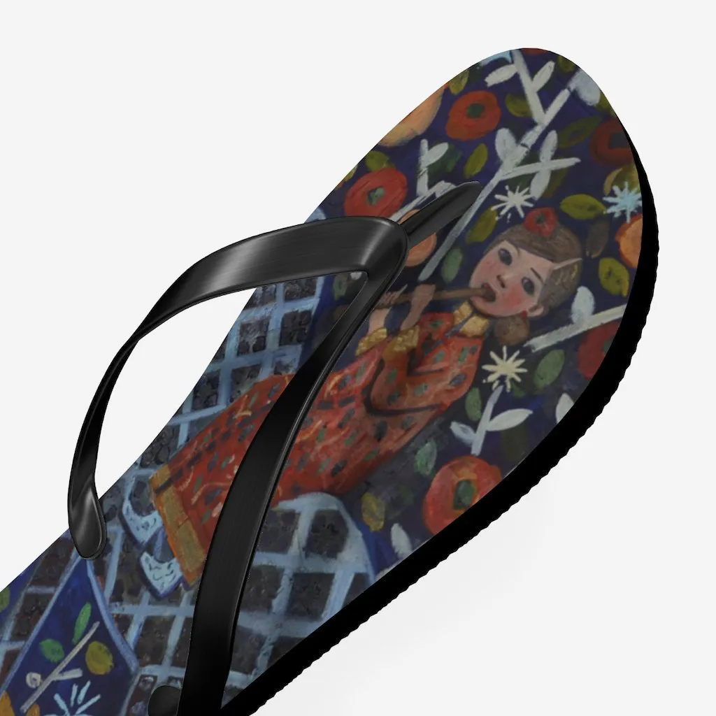 Melodic Journey Flip Flops