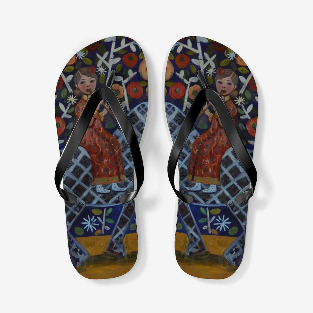 Melodic Journey Flip Flops