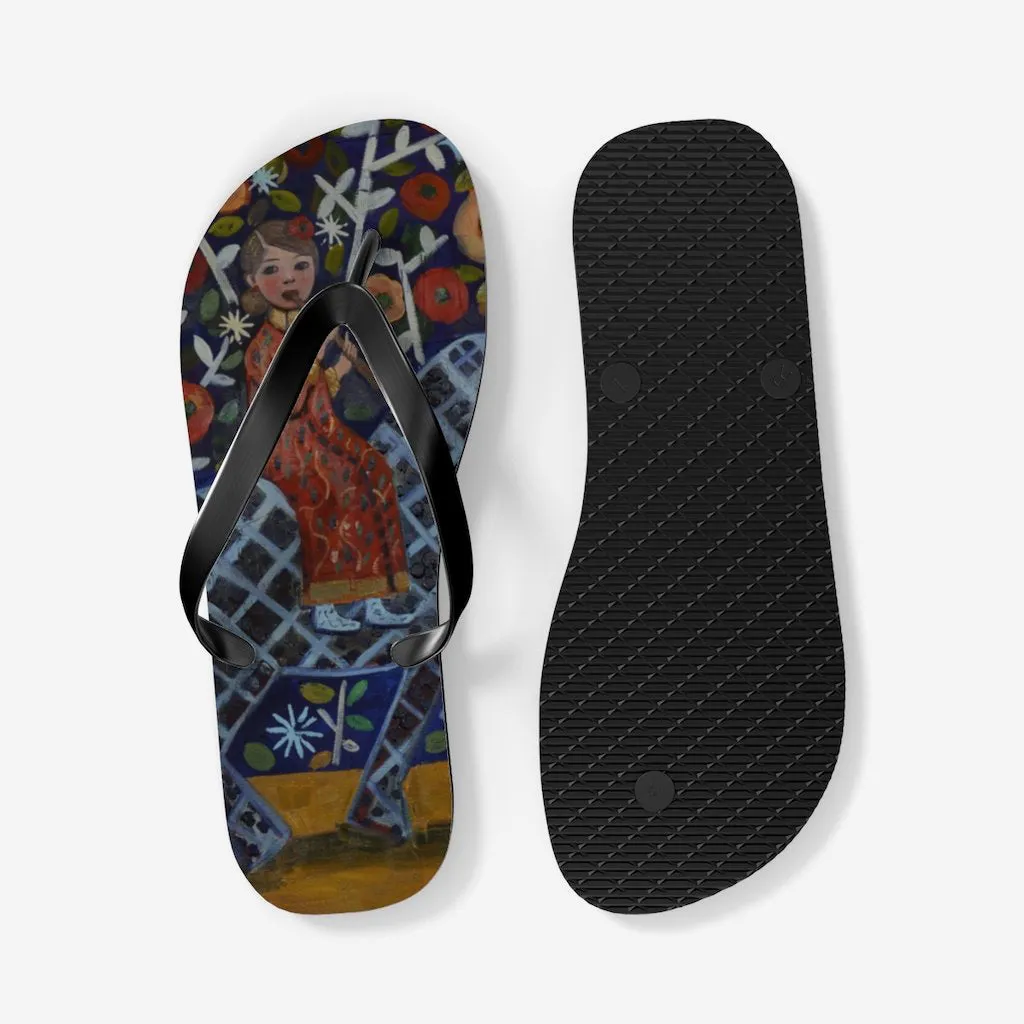 Melodic Journey Flip Flops