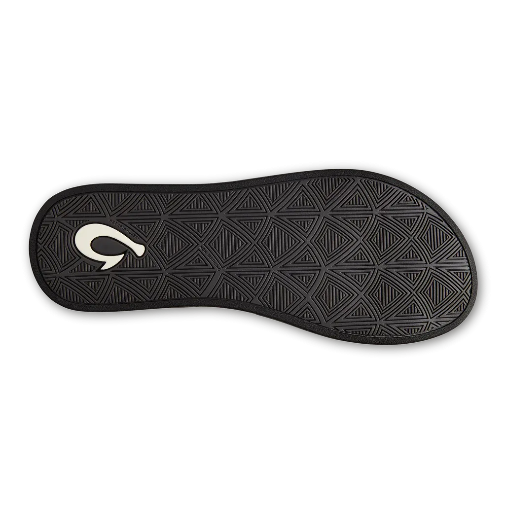 OluKai "Puawe" Women's Sandals- Sea Glass on Black