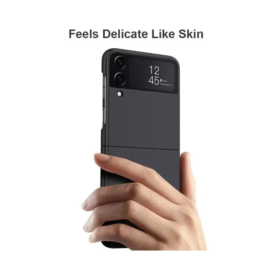 PC Luxury Foldable Phone Case For Samsung Z Flip 3 - Black