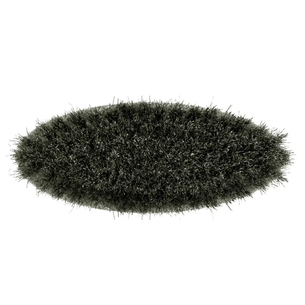 Saphir 13.5cm Oval Horsehair Palm Brush - Grey
