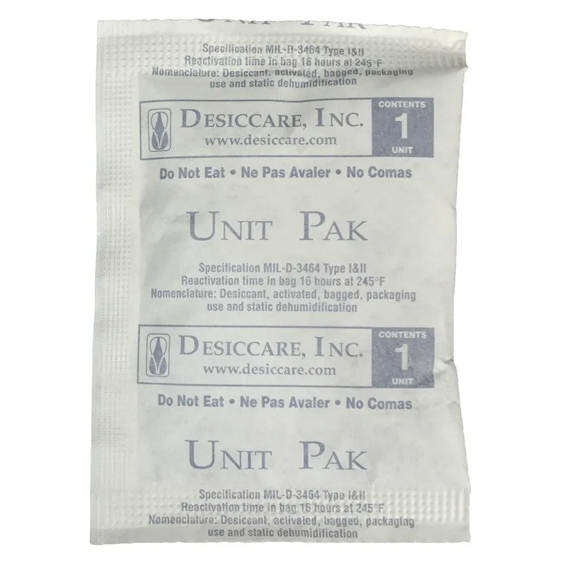 SCS 1PLDES300 Desiccant in Tyvek Pouch