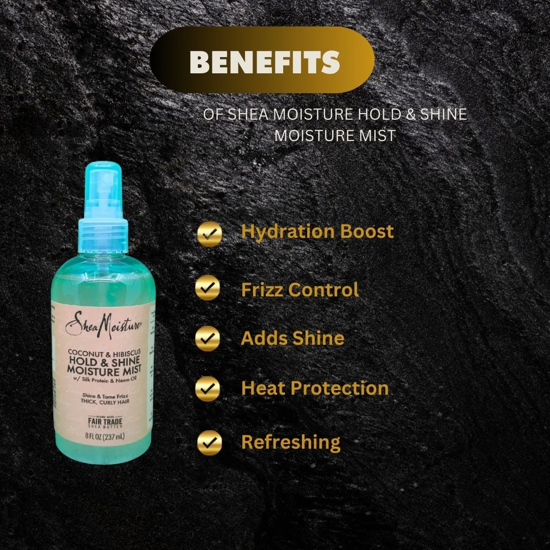 Shea Moisture Hold & Shine Moisture Mist 237ml