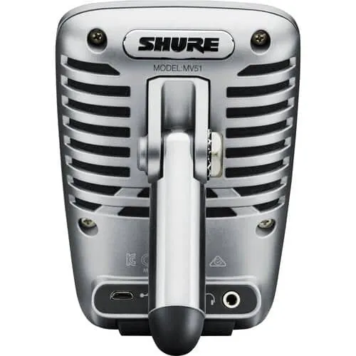 Shure Motiv Digital Large Diaphragm Condenser Microphone   USB & Lightning Cable