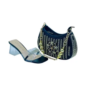 Taiyu Endless Love Heel Mule and Handbag Set