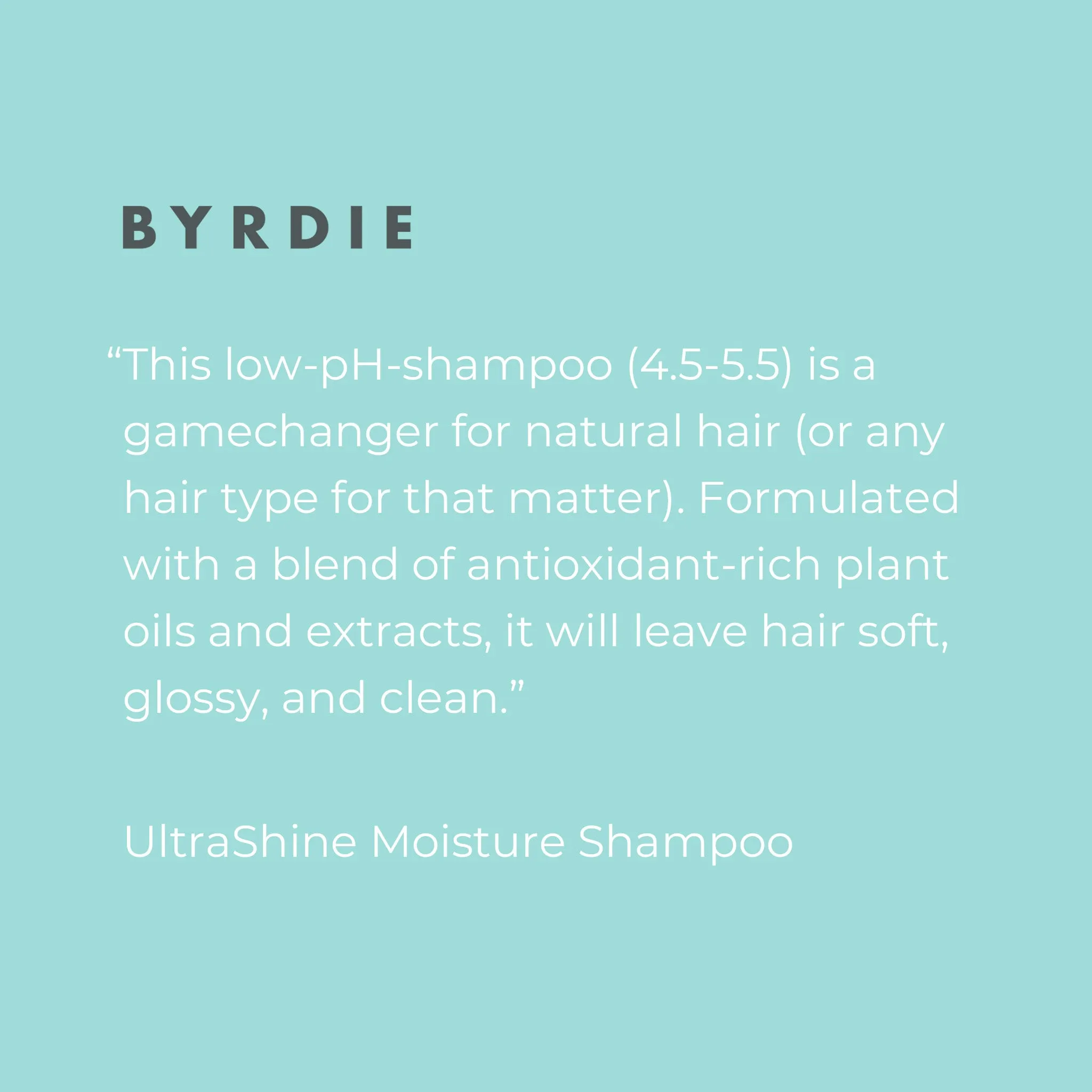 UltraShine Moisture Shampoo