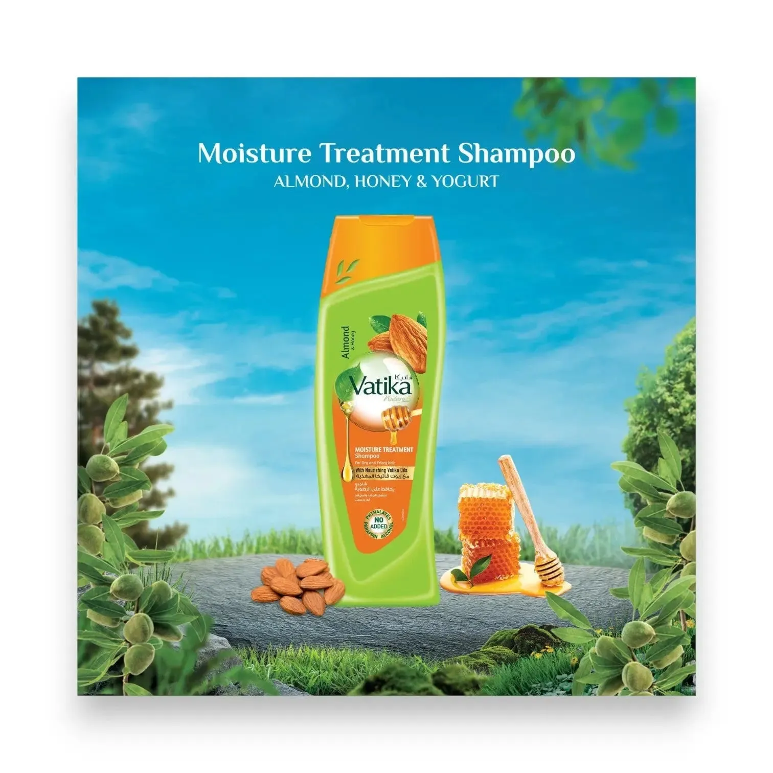 Vatika Almond and Honey Moisture Treatment Shampoo 400ml