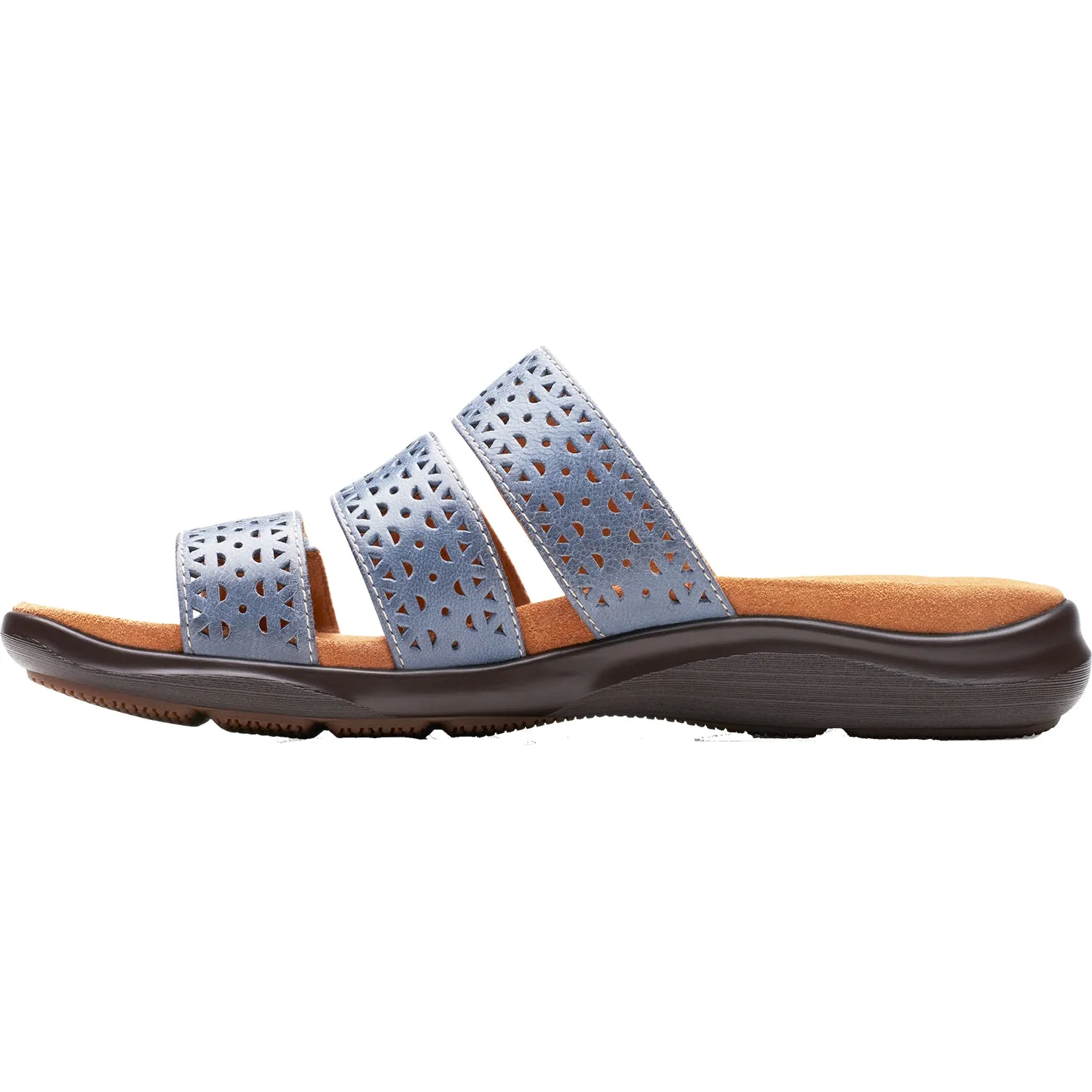 Women's Clarks Kitly Walk Denim Leather