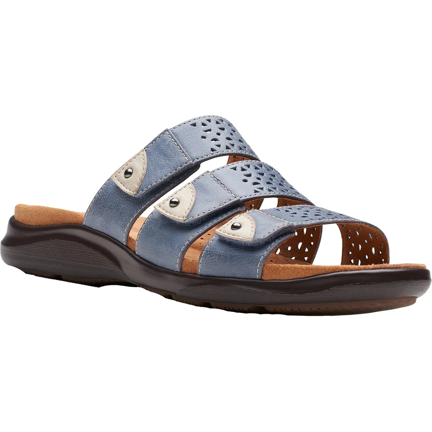 Women's Clarks Kitly Walk Denim Leather