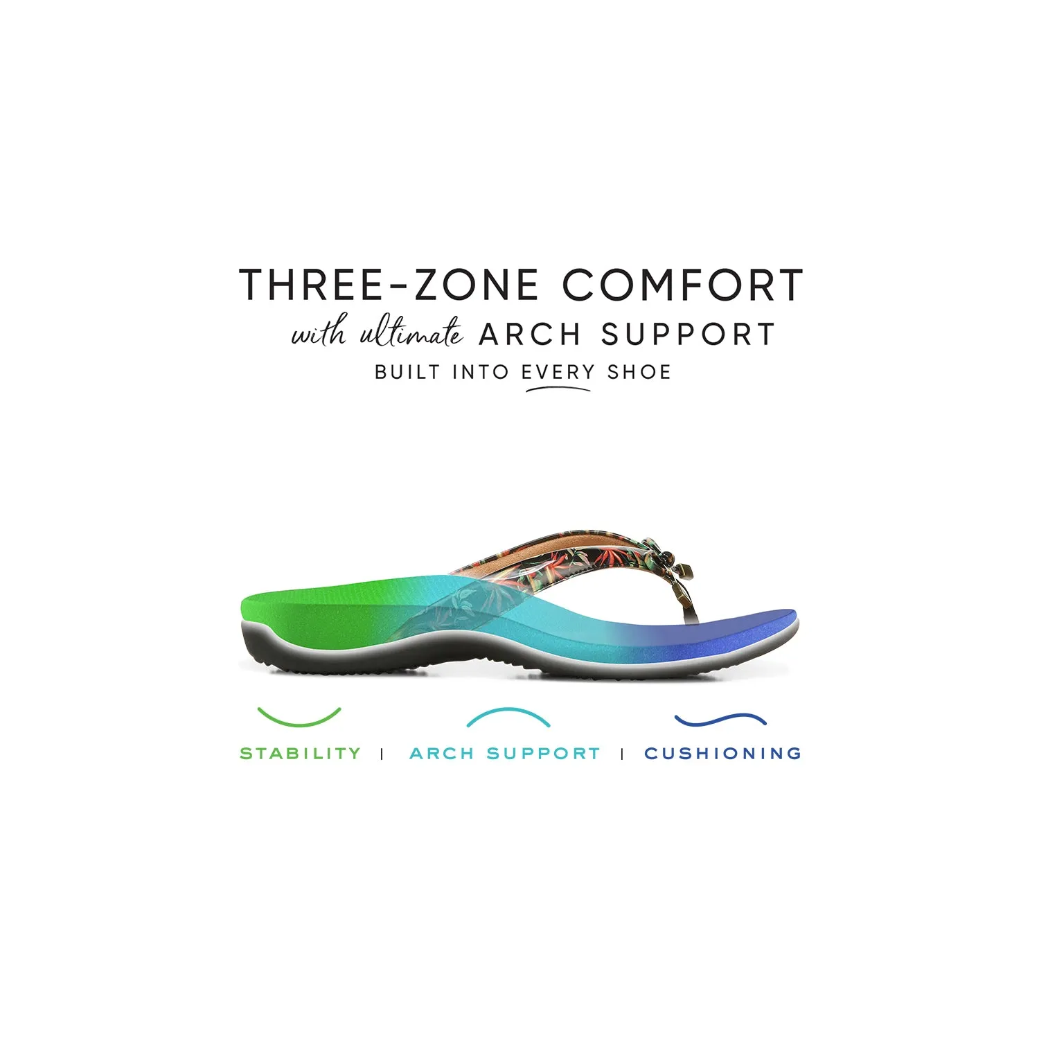 Women's Vionic Bella II Marshmallow Tropical Synthetic